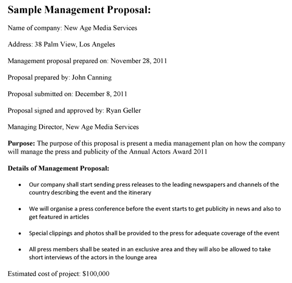 research proposal for management department